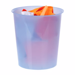 Papelera de Plástico Translúcido 16 L – SKALA - AZUL