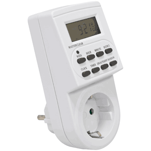 Reloj programador digital semanal