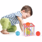 cubo sensorial texturas bebé by Tachán