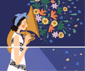 Cartel para concierto de Alba Manero